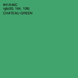 #41A46C - Chateau Green Color Image