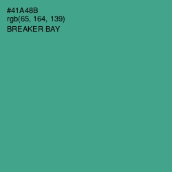 #41A48B - Breaker Bay Color Image