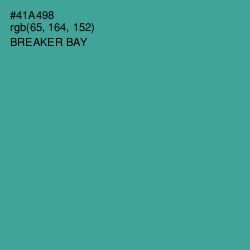 #41A498 - Breaker Bay Color Image