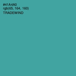 #41A4A0 - Tradewind Color Image