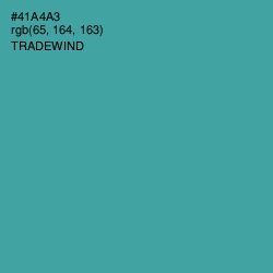 #41A4A3 - Tradewind Color Image