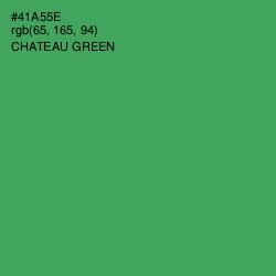 #41A55E - Chateau Green Color Image