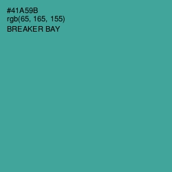 #41A59B - Breaker Bay Color Image