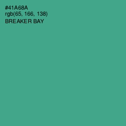 #41A68A - Breaker Bay Color Image