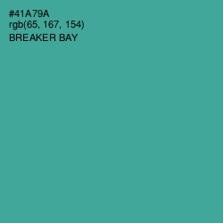 #41A79A - Breaker Bay Color Image
