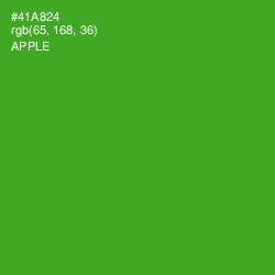 #41A824 - Apple Color Image