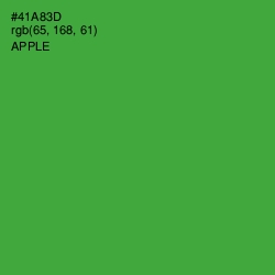 #41A83D - Apple Color Image