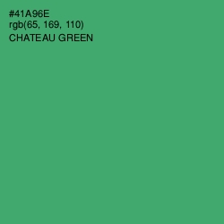 #41A96E - Chateau Green Color Image