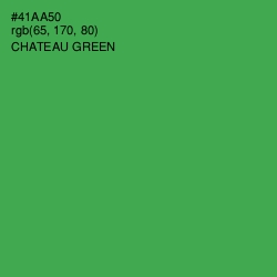 #41AA50 - Chateau Green Color Image