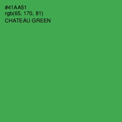 #41AA51 - Chateau Green Color Image