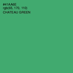 #41AA6E - Chateau Green Color Image