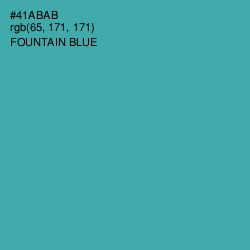 #41ABAB - Fountain Blue Color Image