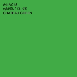 #41AC45 - Chateau Green Color Image