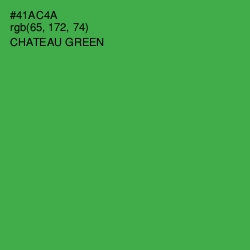 #41AC4A - Chateau Green Color Image