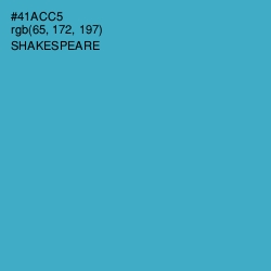 #41ACC5 - Shakespeare Color Image