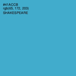 #41ACCB - Shakespeare Color Image