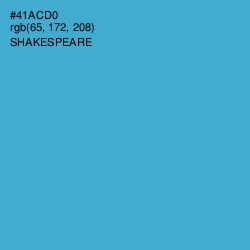 #41ACD0 - Shakespeare Color Image