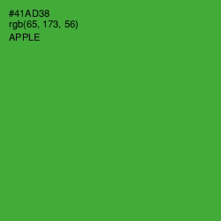 #41AD38 - Apple Color Image