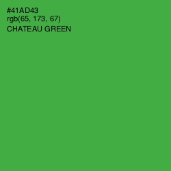 #41AD43 - Chateau Green Color Image