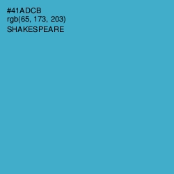 #41ADCB - Shakespeare Color Image