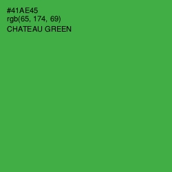 #41AE45 - Chateau Green Color Image