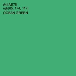 #41AE75 - Ocean Green Color Image