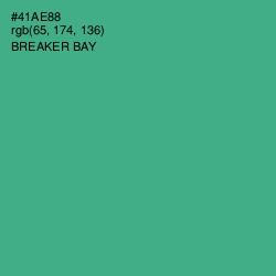 #41AE88 - Breaker Bay Color Image