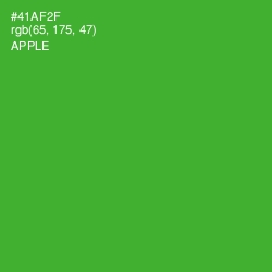 #41AF2F - Apple Color Image