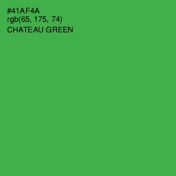 #41AF4A - Chateau Green Color Image