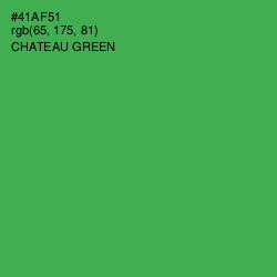#41AF51 - Chateau Green Color Image