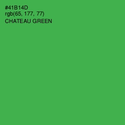 #41B14D - Chateau Green Color Image