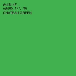 #41B14F - Chateau Green Color Image