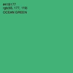 #41B177 - Ocean Green Color Image