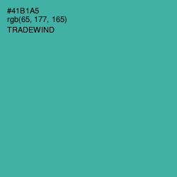 #41B1A5 - Tradewind Color Image
