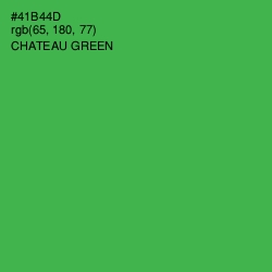 #41B44D - Chateau Green Color Image