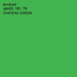 #41B44F - Chateau Green Color Image