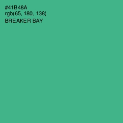 #41B48A - Breaker Bay Color Image