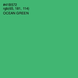 #41B572 - Ocean Green Color Image