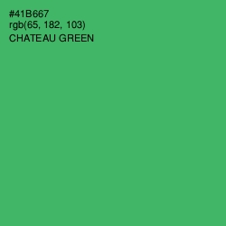 #41B667 - Chateau Green Color Image