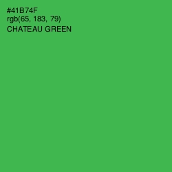#41B74F - Chateau Green Color Image