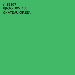 #41B967 - Chateau Green Color Image