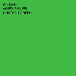 #41BA44 - Chateau Green Color Image