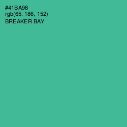 #41BA98 - Breaker Bay Color Image