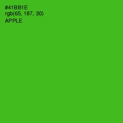 #41BB1E - Apple Color Image