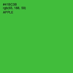 #41BC3B - Apple Color Image