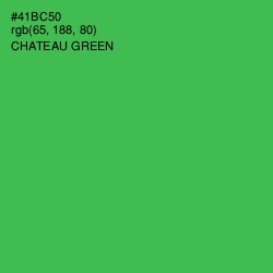 #41BC50 - Chateau Green Color Image