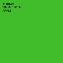 #41BD2B - Apple Color Image