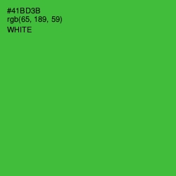 #41BD3B - Apple Color Image