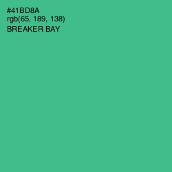 #41BD8A - Breaker Bay Color Image