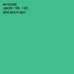 #41BD8E - Breaker Bay Color Image